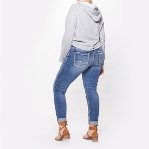 Silver Aiko Jeans 33”W x 31”L